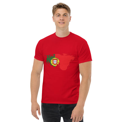 Azeitão-Style Portugiesischer Flagge Klassisches Unisex T-Shirt