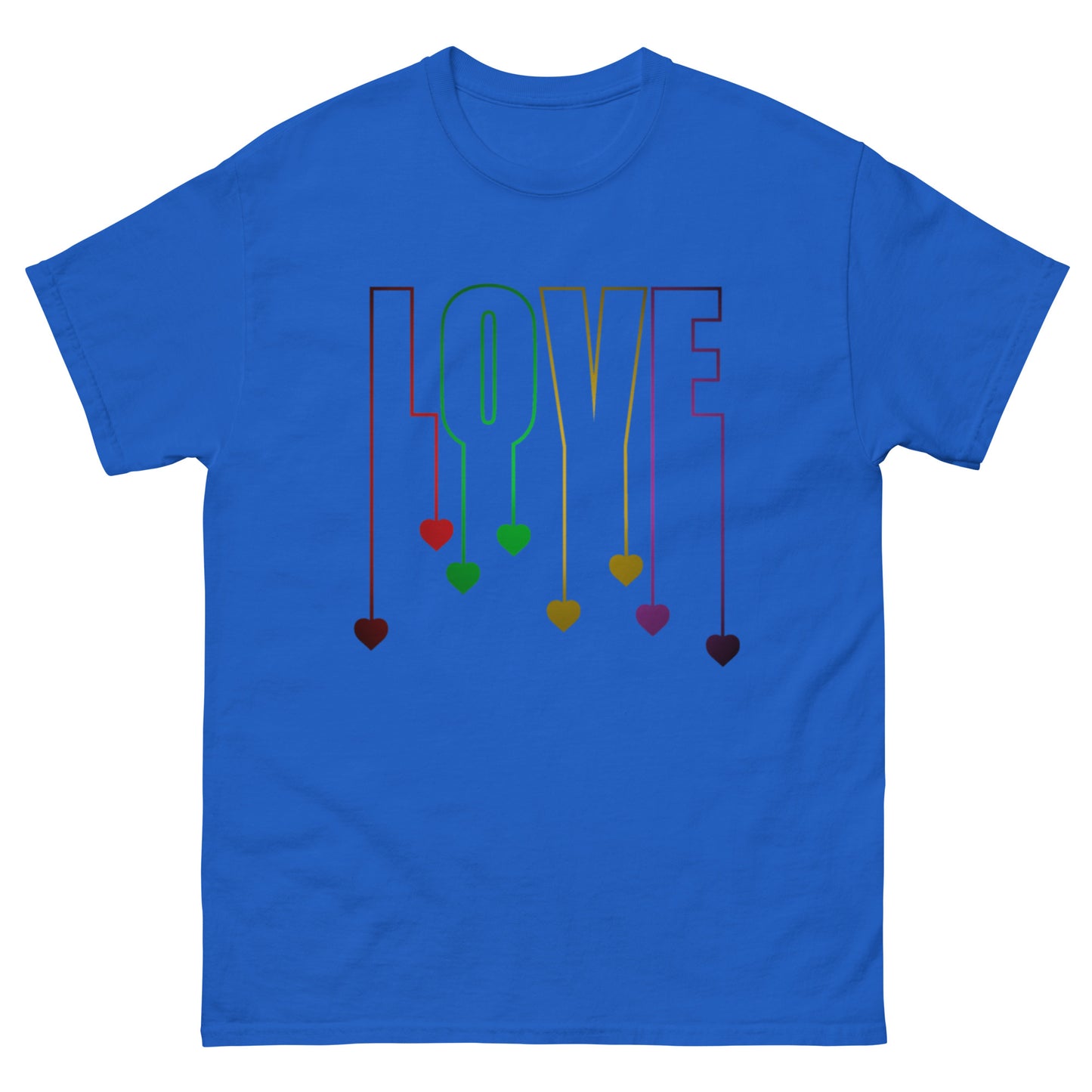 Herz-Liebe Schriftzug T-Shirt – LOVE