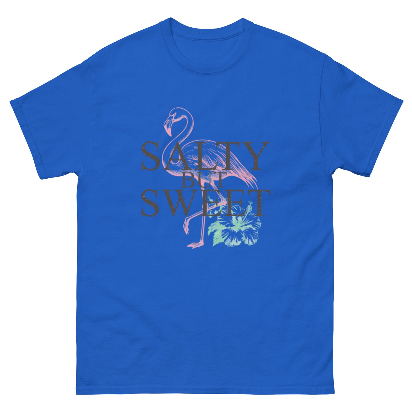 Salty But Sweet Flamingo Unisex Klassisches T-Shirt