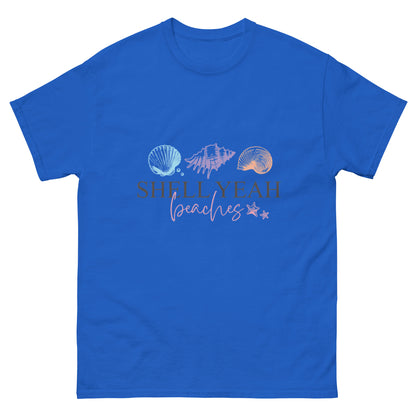 Shell Yeah, Beaches Klassisches Unisex T-Shirt