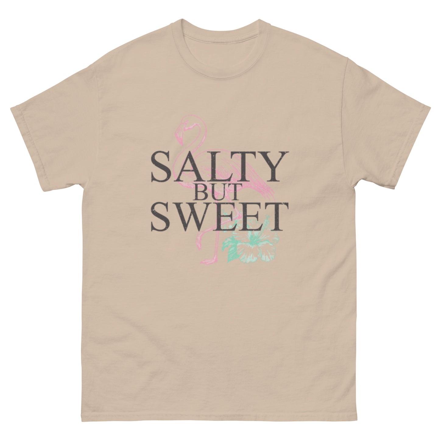 Salty But Sweet Flamingo Unisex Klassisches T-Shirt