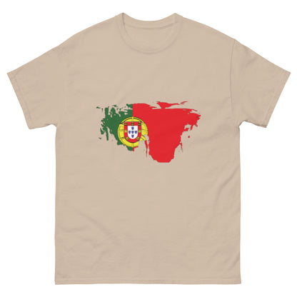 Azeitão-Style Portugiesischer Flagge Klassisches Unisex T-Shirt