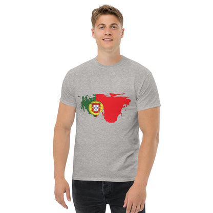 Azeitão-Style Portugiesischer Flagge Klassisches Unisex T-Shirt