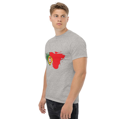 Azeitão-Style Portugiesischer Flagge Klassisches Unisex T-Shirt