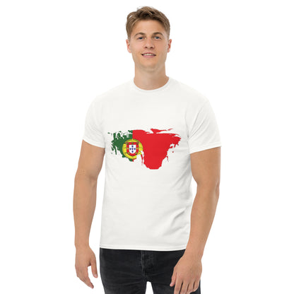 Azeitão-Style Portugiesischer Flagge Klassisches Unisex T-Shirt